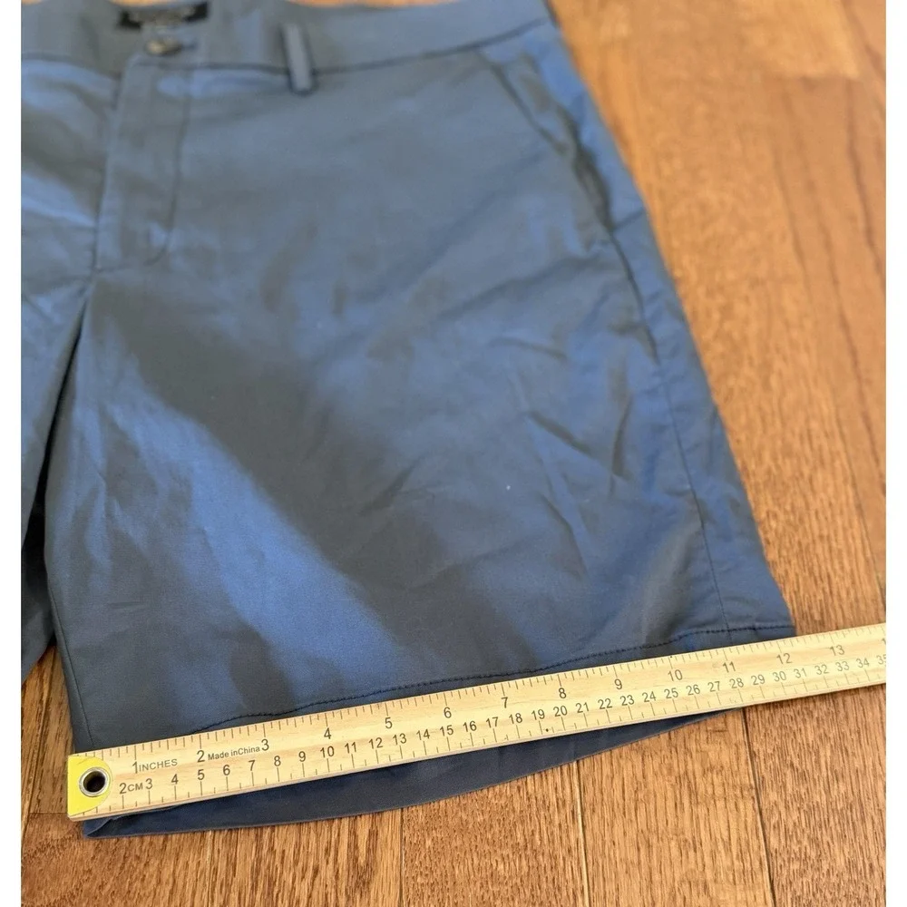Banana Republic Men's Tailored Slim Fit Flat Front Shorts Dark Gray Size 40